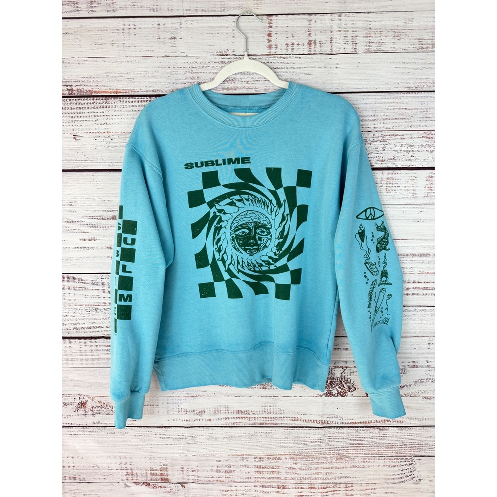 Rowdy Sprout Sublime Graphic Sweatshirt Blue Women's M 16